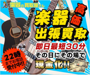 楽器を出張査定で高価買取してくれる！？『楽器の買取屋さん』を紹介！