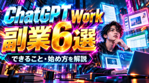 【ChatGPT Workでできる副業6選！】初心者向けに始め方と稼ぐための方法を解説〜！