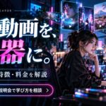 AI動画編集をマスターするならデジットで決まり！スクールの特徴・料金を徹底解説〜！