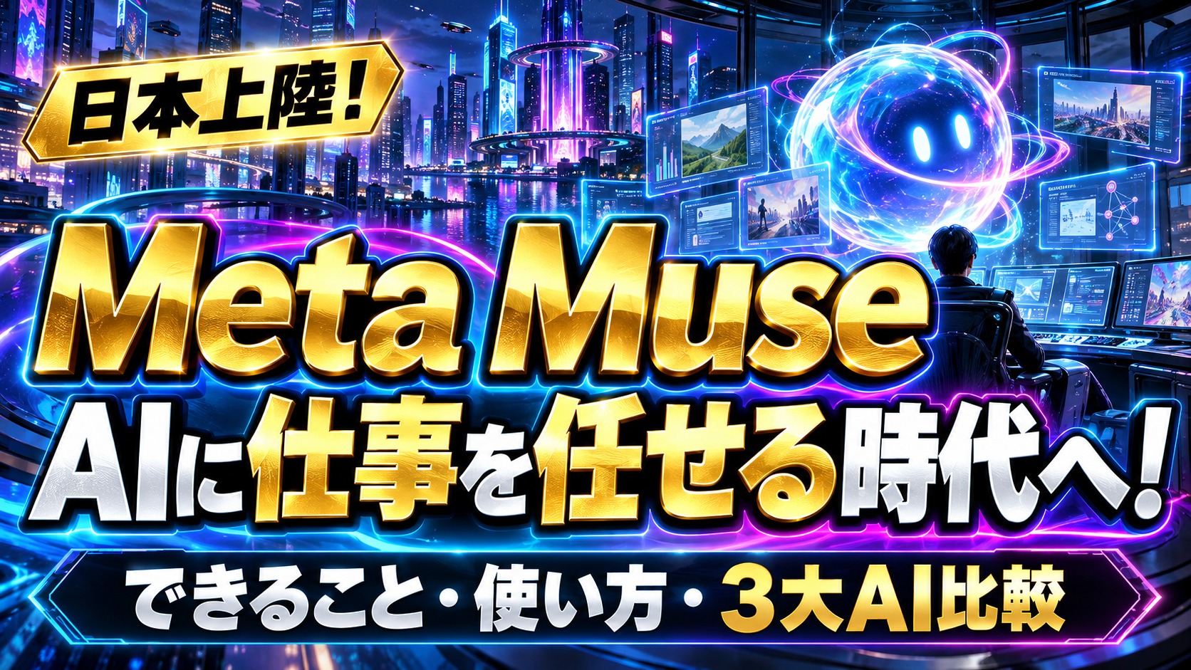 【Meta Muse】日本上陸!できること・使い方とDots・Grok Botの違いを徹底比較!